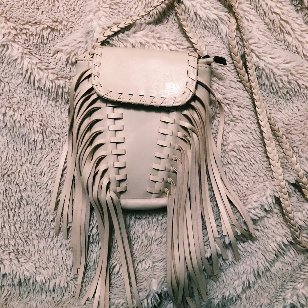 Fringed Crossbody Purse